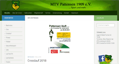 Desktop Screenshot of mtv-pattensen.de